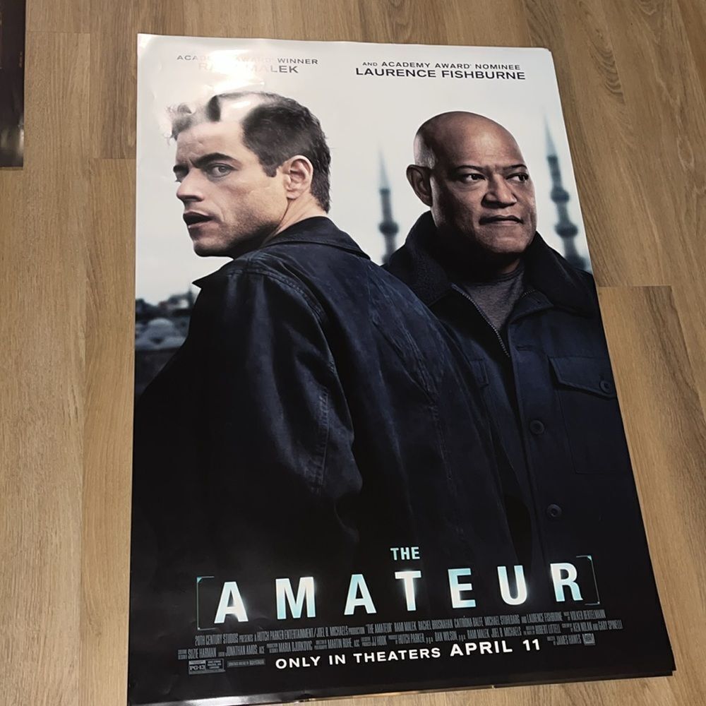 The Amateur Theatre Movie poster Laurence Fishburne Rami Malek Drama